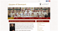 Desktop Screenshot of davenportdiocese.org